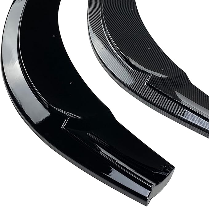 Auto Front SplittersCar Front Bumper LipCar Front Bumper SpoilerCompatible with CLA Class C117 CLA200 260 CLA45 AMG 2013-2015Glossy Black
