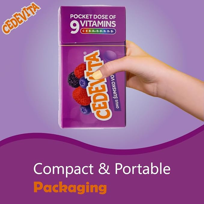 Cedevita Multivitamin Healthy and Sweet Candies - Pack of 8 (Forest Fruit)