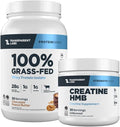Transparent Labs Grass-Fed Whey Protein Isolate (30 Servings Chocolate PB) &amp Creatine HMB (30 Servings Unflavored)