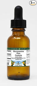 Terravita Glucosamine Plus Formula Glycerite Liquid Extract (1:5) - Vanilla Flavored (1 oz ZIN: 522529) - 3 Pack
