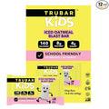 TRUBAR Kids Protein Bars Iced Oatmeal Blast Plant Based Protein Gluten Free School-Friendly Snacks for Lunchboxes Tree Nut and Peanut Free Low Sugar Healthy On the Go Snack Bars 12 Count