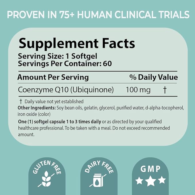 Pharma Nord Bio-Quinone Gold Coenzyme Q10 100mg | The Original CoQ10 | High Absorption Backed by Research | Essential Antioxidant for Energy Heart Health and Fertility Support* | 150 Softgels