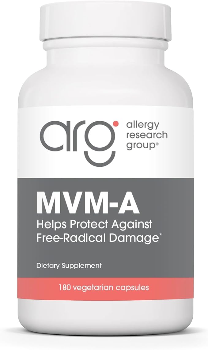 Nutricology MVM-A Supplement - Multivitamin for Men &amp Women with Iron Daily Vitamins for Adults High Potency Bioavailable Vegetarian Capsules - 180 Count