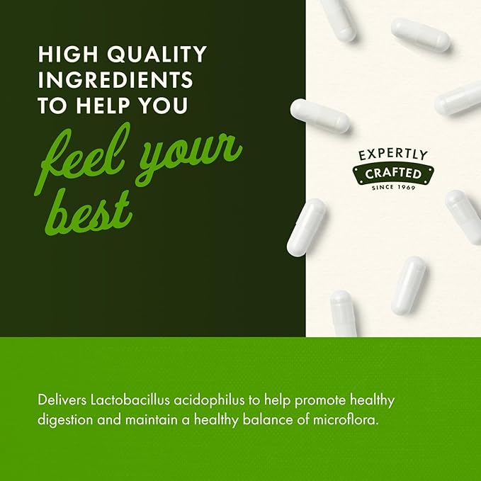 Swanson Lactobacillus Acidophilus Probiotic for Adults Seeking Daily Digestive and Bowel Health Support with 1 Billion CFU - Acid-Resistant (250 Capsules 3 Pack)