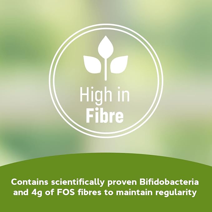 Optibac Probiotics Powder with Bifidobacteria &amp Fibre - 30 Sachets | 25 Billion CFU + 4 g FOS Fibre | Vegan Probiotic &amp Prebiotic Blend | Shelf Stable &amp Gluten Free | for Everyday Digestiv