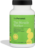 The Miracle Worker Magnesium Capsule Supplement: Reduce Stress and Improve Sleep Quality and Regularity While Easing Muscle Cramps Capsules 60 Servings 120 ct