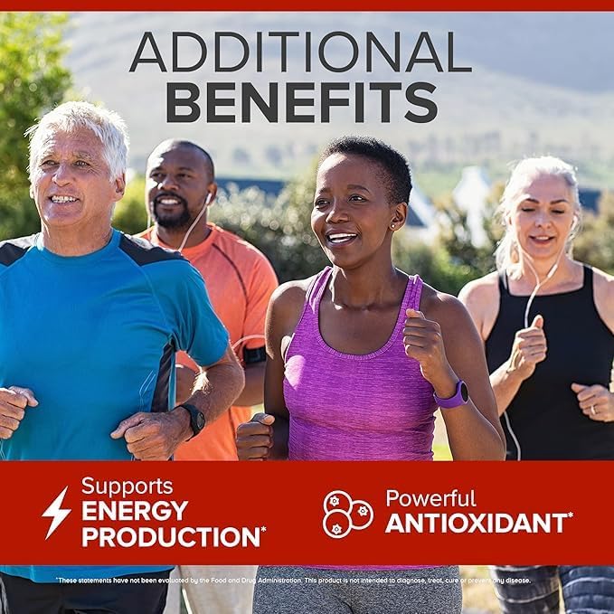 Qunol Ultra CoQ10 100mg 3X Better Absorption Patented Water and Fat Soluble Natural Supplement Form Coenzyme Q10 Antioxidant for Heart Health Packs Softgels 120 Count