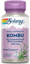 Solaray Fucoxanthin Special Formula Vegetarian Capsules 400 mg 30 Count