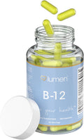 Lumen Naturals B-12 Complex for Women – 3000mcg Per Serving with Vitamin C &amp Biotin – 180 Veggie Capsules – 60 Servings – Non-GMO Gluten-Free and Easy to Take Daily