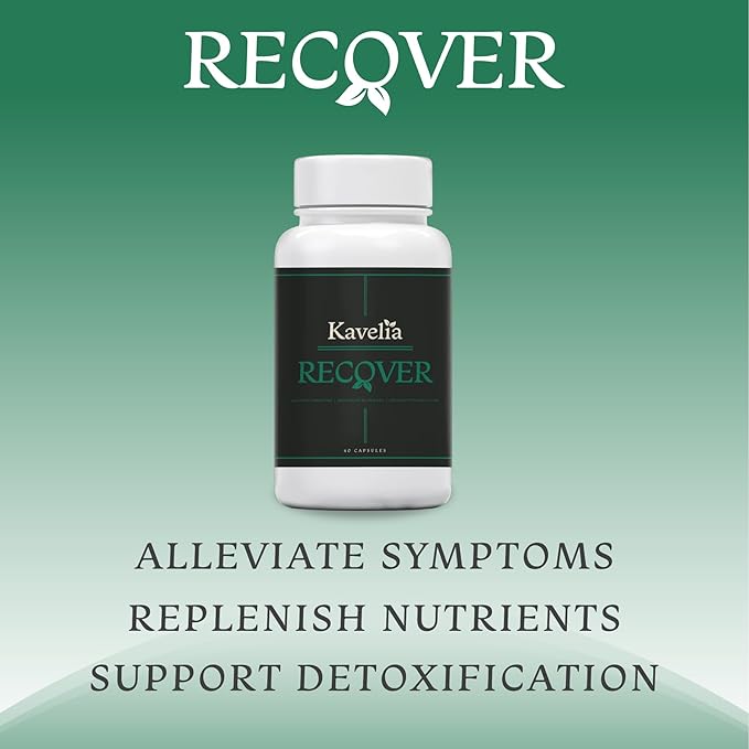 Recovery - Pre &amp Post Drinking Aid Liver Support Hydration Electrolytes with Dihydromyricetin DHM Milk Thistle Vitamin B Willow Bark Quercetin - 10 Servings