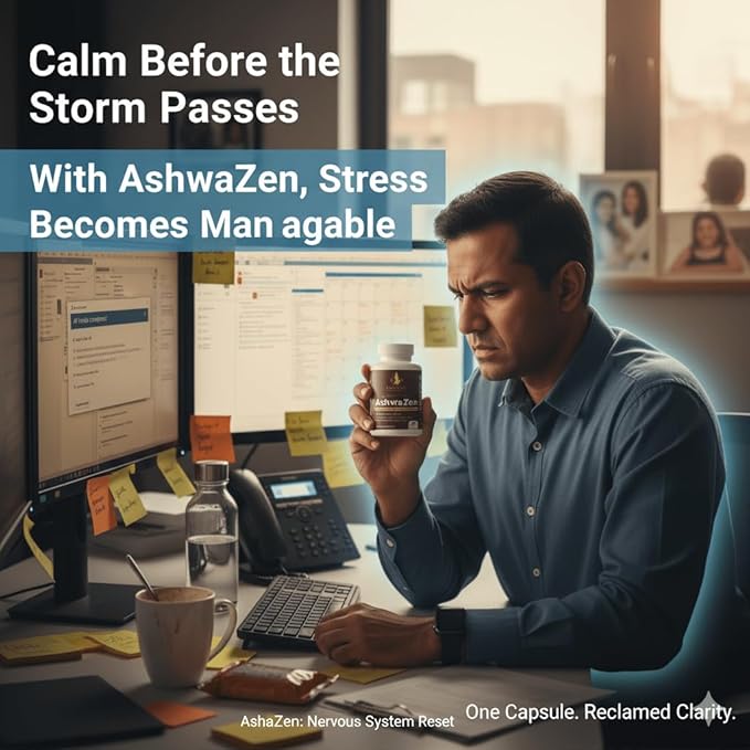 AshwaZen Organic Ashwagandha | (60 Count)