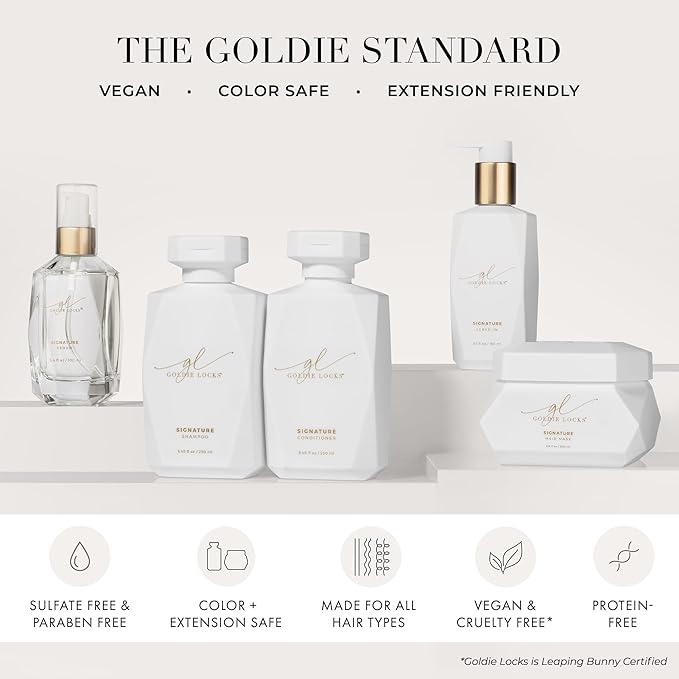 Goldie Locks Hair Growth Supplements Refill - Original Formula - Supports Hair Skin Nails &amp Joints - with Biotin Multi-Collagen Zinc &amp Adaptogenic Herbs - Daily Beauty Supplement - 120 Cou