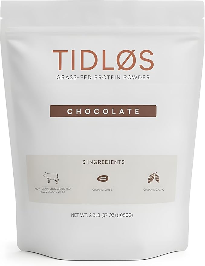TIDLOS Grass-Fed Protein Powder (Chocolate)
