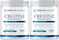 Approved Science Creatine Monohydrate Powder – with BioPerine – Supports Strength Lean Muscle &amp Recovery – 5 g Per Serving – Unflavored Creatine Powder – Non-GMO Vegan – 360 Servings (Pack of 2)