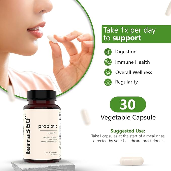 Womens Probiotic - 23 Billion CFU++ Probiotic Capsules for Gut Health for Men Enhanced Daily Immune Support - probiotics for Women - 30 Capsules