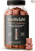 TruHeight Growth Gummies (Watermelon) Tall Nutrition for Natural Growth Supplement for Kids &amp Teens - Vitamin D K Calcium &amp Ashwagandha Bone Strength Vitamins D3 K2 Picky Eater Taller Age