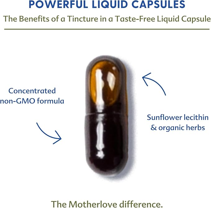 Motherlove More Milk Moringa (270 Liquid caps) Moringa-Based Lactation Supplement to Support Breast Milk Supply—Non-GMO Organic Herbs Vegan Kosher