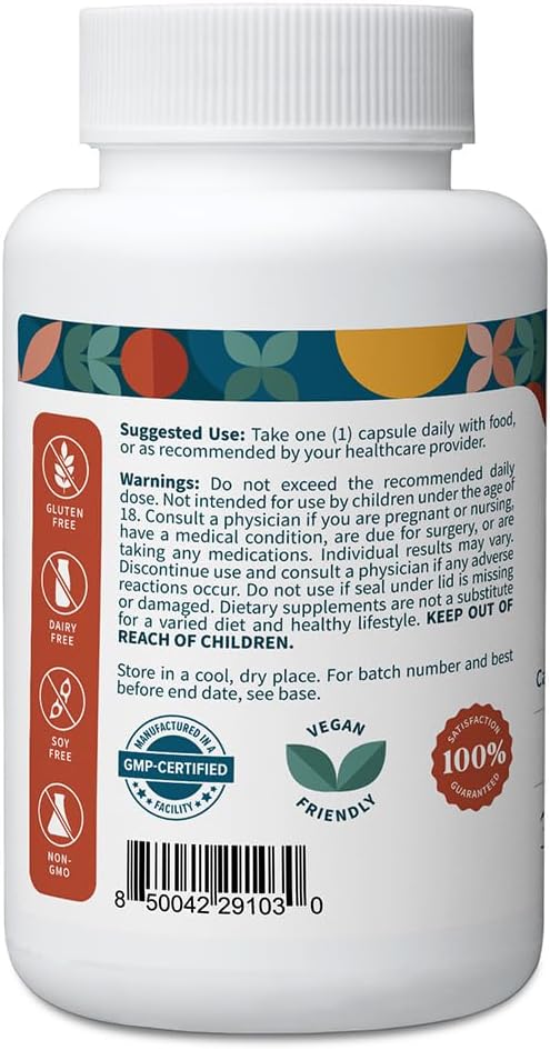Pattern Wellness CoQ10 – 200mg Ubiquinone with BioPerine® Black Pepper Extract – Cellular Energy &amp Vitality Support – Non-GMO – 90 Vegan Capsules*