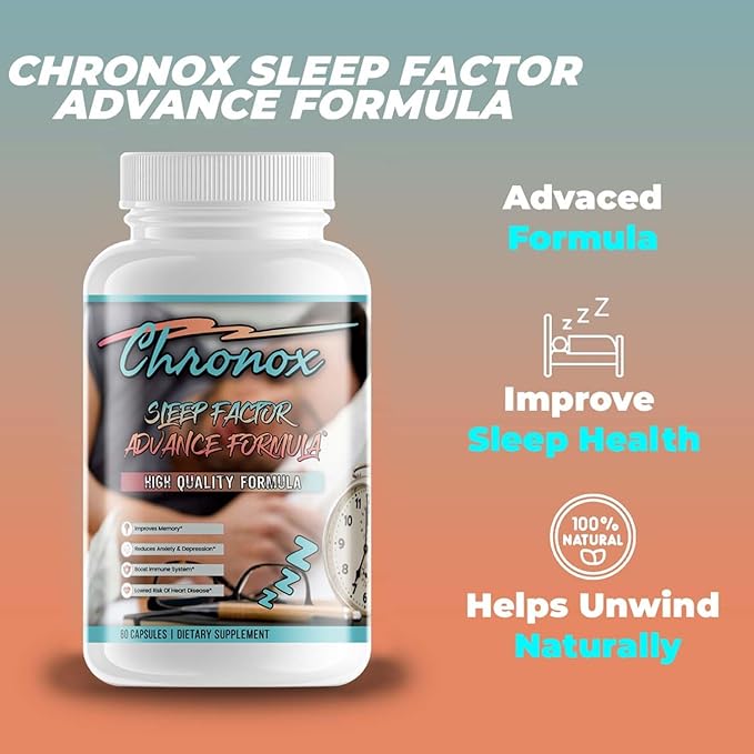 Natural Sleep Supplement with Chamomile &amp Passionflower - Magnesium Sleep Supplement with Herbal Extracts &amp Melatonin for Restful Nights - Enjoy Peaceful Sleep with Sleep Aid Supplement - 60 C