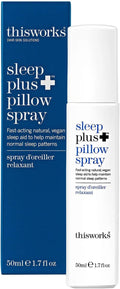 This Works Sleep Plus Pillow Spray 50 ml - Motion-Activated Sleep Spray Infused with Lavender Camomile and Vetivert - Science-Backed Pillow Spray Designed to Aid Restless Sleepers