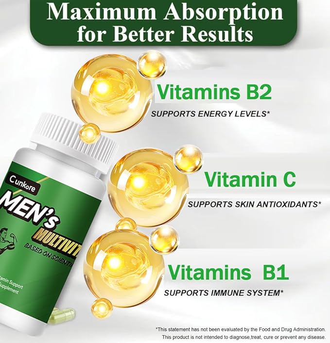 120 multivitamins and Minerals per Bottle