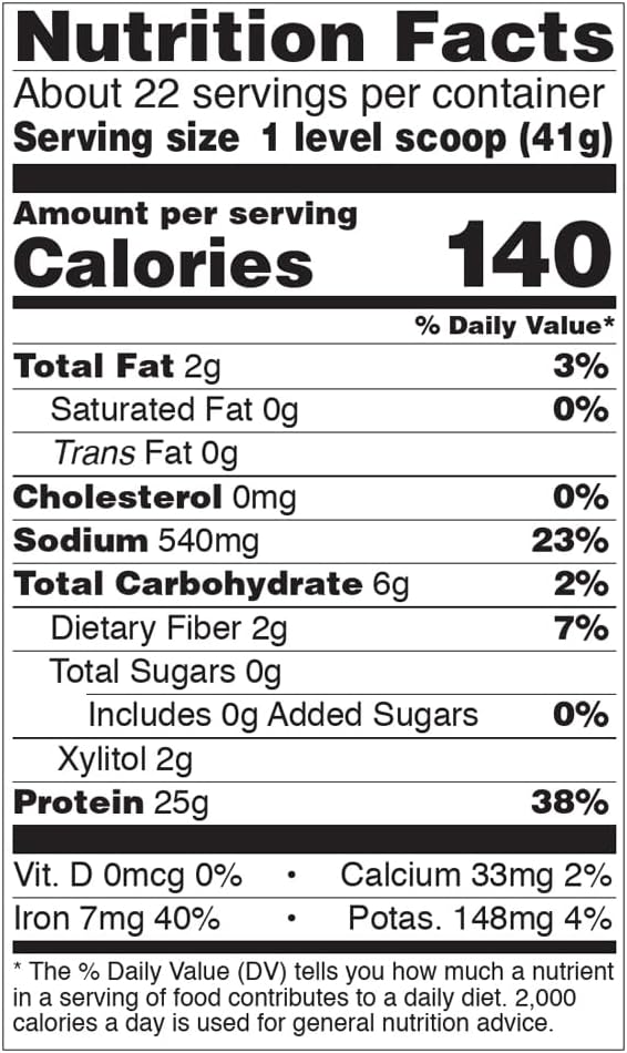 NOW Foods Sports Nutrition Pea Protein 25 g With BCAAs Easily Digested Vanilla Toffee Powder 2-Pound