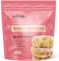 ProDough Gourmet Whey Isolate Hydrolized Protein Powder for Shake Mix- Easy Digest Enzyme Blend 25g Protein per Serving Natural Ingredients Gluten Free Keto Friendly (Glazed Donut)