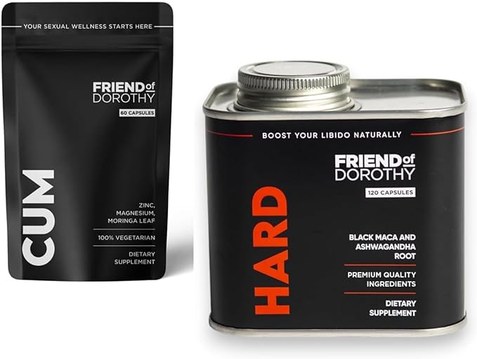 Volume &amp Power Bundle - Support Your Daily Energy Endurance and Overall Male Wellness - 60 Cum Capsules &amp 120 Hard Capsules