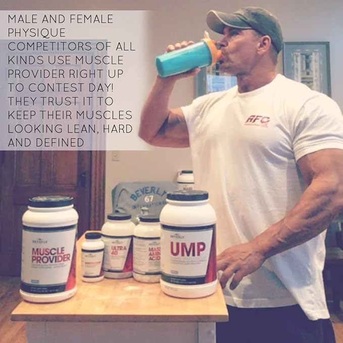 Beverly International Muscle Provider 28 Servings Vanilla. Super-Fast-Absorbing Whey Protein Powder for Recovery Lean Muscle. Fills Your Muscles not Your Stomach. Tastes Like Ice Cream