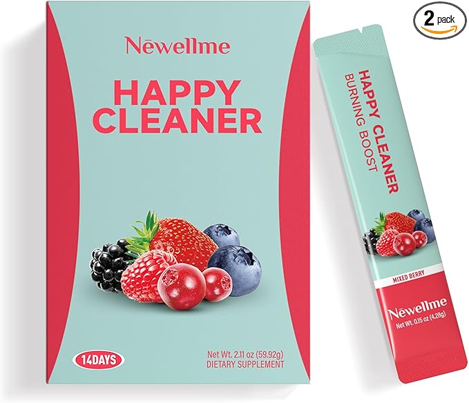 NEWELLME Watermelon Berry Powder ProbioticsPrebiotic &amp Probiotic Powder Organic Fiber Sugar Free Herbs for Bloat Gut Health Digestive Health for Men Women (28days Blueberry)