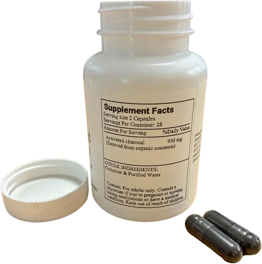 3D's Essentials Complete Gut Support - Activated Charcoal Black Walnut Blend Colon Support - 3 Bottles