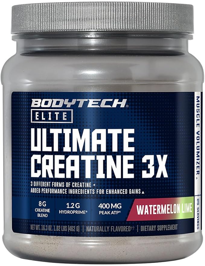 BodyTech Elite Ultimate Creatine 3X - Watermelon Lime (1.07 lbs./30 Servings)