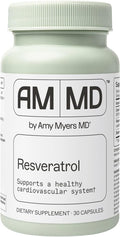 Amy Myers MD Resveratrol Supplement - Supports Cellular Health Antioxidant Defense &amp Healthy Aging - Red Wine Extract - Gluten-Free - 30 Capsules (30 Servings)