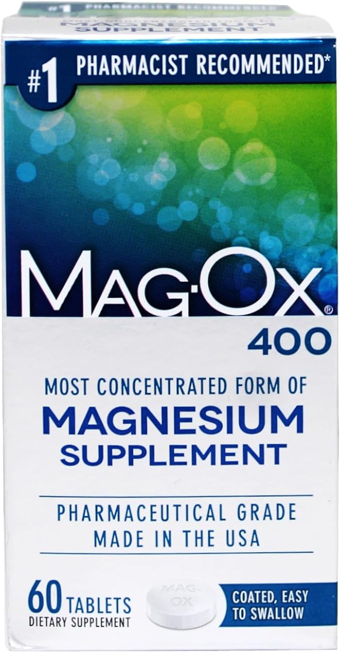 Mag-Ox 400 Magnesium Tablets 60 Each (Pack of 12)