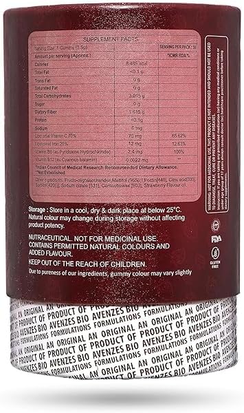 Avenze's Liposomal Yummy Gummies Ayah (Iron)