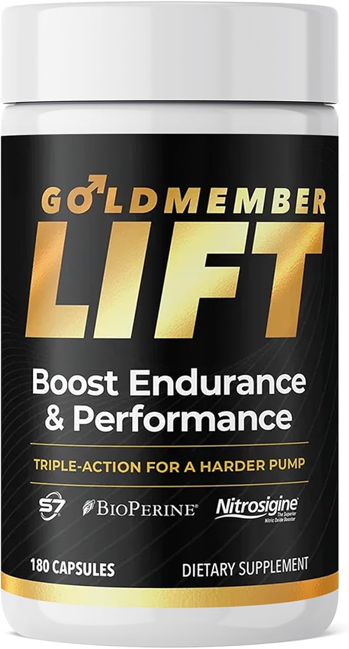 Juvenon GoldMember Lift Nitric Oxide Supplement – Nitrosigine Trans-Resveratrol S7 Plant Blend BioPerine – Circulation Energy &amp Muscle Support – 180 Capsules