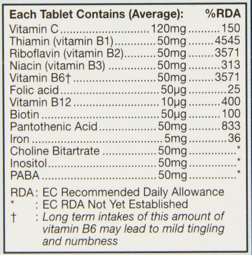 Health Aid Vit B50 Complex - Prolonged Release 30 Tablets