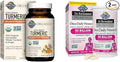 Garden of Life Organics Extra Strength Turmeric 120 Tablets (100Mg Curcumin) &amp Dr. Formulated Women's Probiotics 50 Billion 30 Capsules