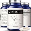 Zenium - Magnesium Glycinate for Sleep Chelated 600mg per Serving 120 Capsules | High Absorption | Relieve Tension Worry Nervousness | Calm The Mind &amp Body | Ayurvedic | Natural Relief Supple