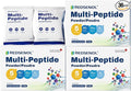 Multi-Peptide Powder 5 Small-Molecule Protein Peptides: Soy Ovalbumin Whey Sea Cucumber and Shiitake Peptides100% Absorption 62% Protein Omega 3 &amp6 Vitamins &amp Minerals (3 Boxes)