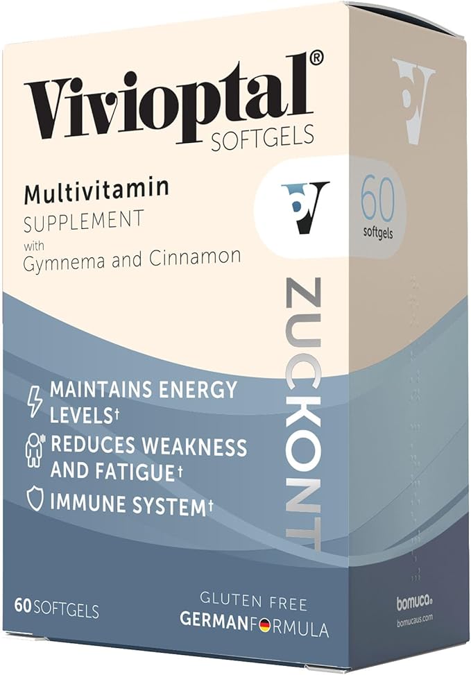Vivioptal with Gymnema and Cinnamon Multivitamin Supplement 60 Softgels