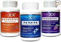 GENEX NMN Resveratrol and Berberine Power Pack Supplements | 250mg Nicotinamide Mononucleotide (NMN) Ultra Strength 500mg Resveratrol &amp AMPK Activator Berberine 500mg for Healthy Aging (3 Bott