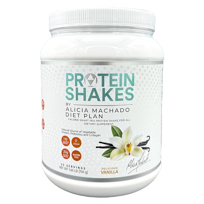Vanilla Meal Replacement Shake 25 Servings 20g Protein Vegan Dairy-Free Complete Nutrition Supports Weight Management &amp Lean Muscle