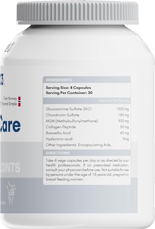 NYO3 Milk Thistle Liver Glucosamine 1500mg with Chondroitin MSM 2 Pack