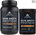 Ancient Nutrition Bone Broth Protein Powder Chocolate 40 Servings + Beef Bone Broth Protein Powder Salted Caramel 20 Servings