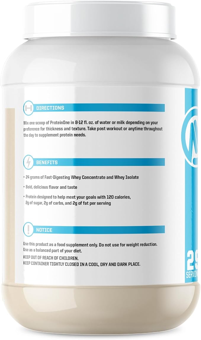 NutraOne ProteinOne Vanilla Ice Cream - 2lbs