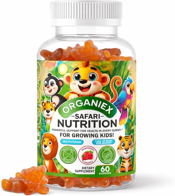 Kids Multivitamin Love Bear Gummies - Packed with 14 essential vitamins &amp minerals including A C D E B-complex Zinc &amp Iron to support growth immunity &amp energy Delicious &amp Fun 6