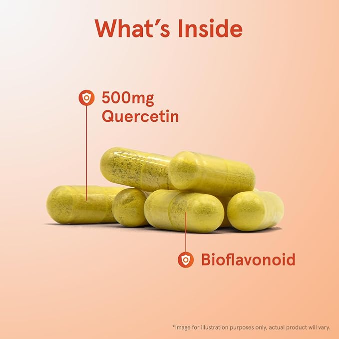 Jarrow Formulas Quercetin 500 mg-Bioflavonoid-Quercetin Dietary Supplement-200 Servings -Supports Healthy Cellular Function &amp Zinc Balance 15 mg-100 Servings -Includes Copper-Essential Mineral