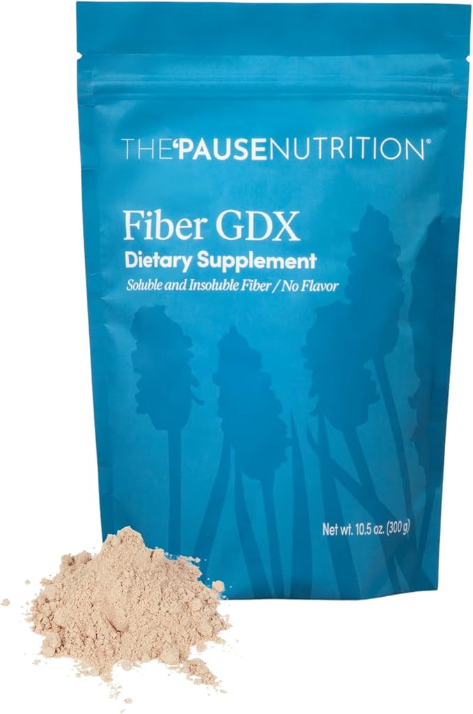 The 'Pause Life Fiber GDX Gluten Free Chia Seed &amp Quinoa Blend Monk Fruit Sweetened Natural Plant Based Dietary Fiber Energy and Digestive Support Unflavored 1 Pack 10.5 OZ