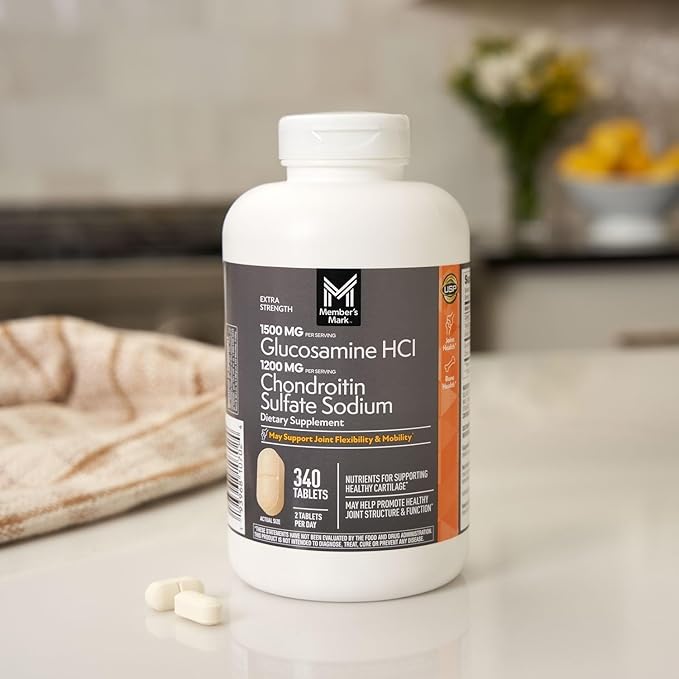 Members Mark Triple Strength Glucosamine Chondroitin (340 Count) (2 Pack)